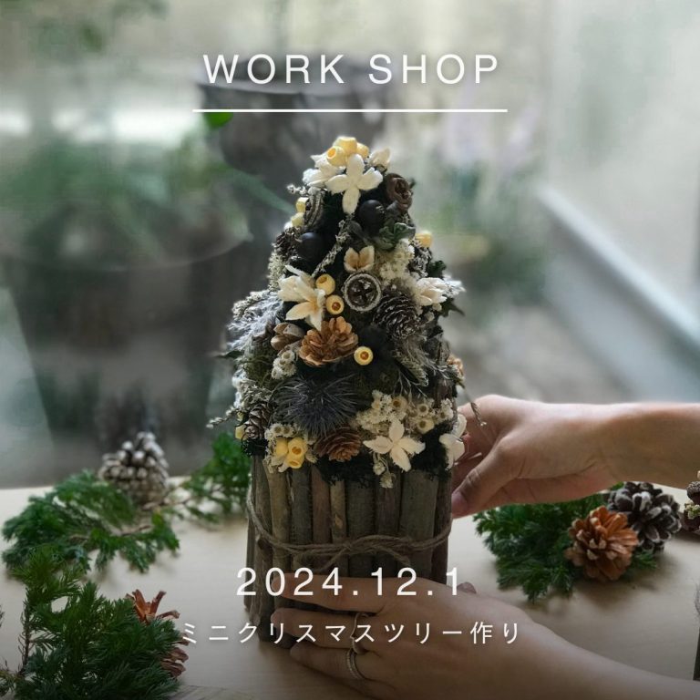 【東広島】🎄ミニクリスマスツリーワークショップ🎄【12/1】